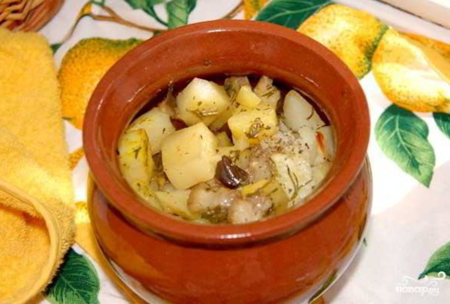 Жаркое в горшочках по-вегетариански