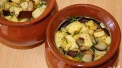 жаркое в горшочках по-вегетариански