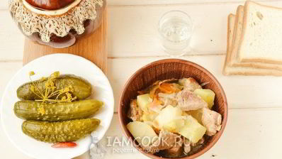 жаркое в горшочках в духовке