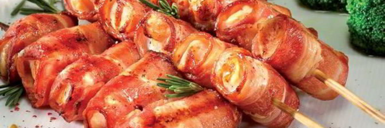 Жаркое в пивном маринаде и сырные шашлычки