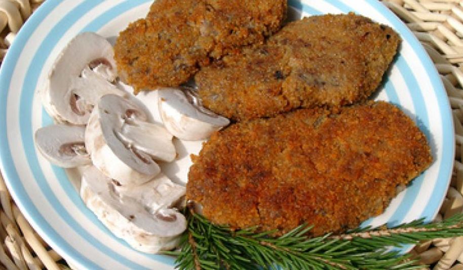 Рецепт грибных зраз в панировке