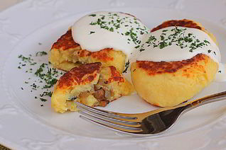 Картофельные зразы с грибами