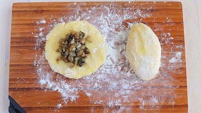 картофельные зразы с грибами