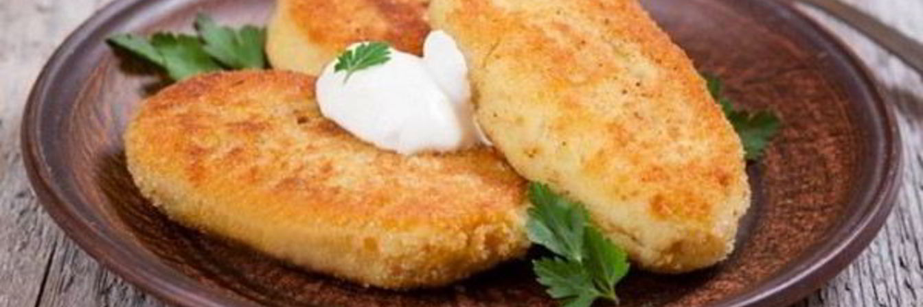 Картофельные зразы с грибной и мясной начинкой