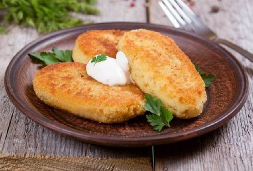 Картофельные зразы с грибной и мясной начинкой