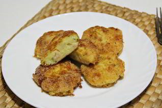 Картофельные зразы с креветками