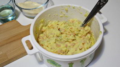 картофельные зразы с креветками