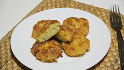 картофельные зразы с креветками