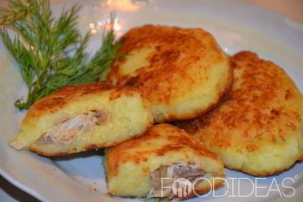 Картофельные зразы с мясом