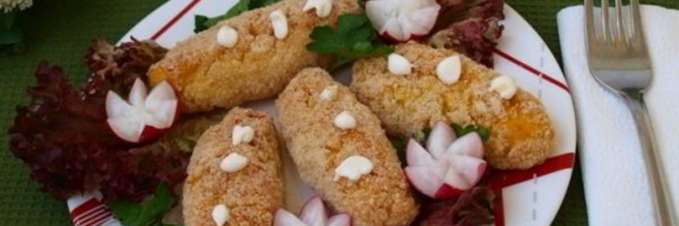 Картофельные зразы с творогом