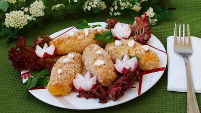 картофельные зразы с творогом