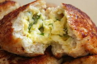 Куриные зразы с сырно-яичной начинкой