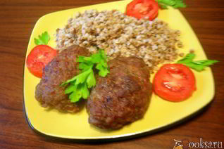 Мясные зразы с опятами