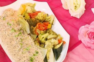 Нежные куриные зразы с овощами