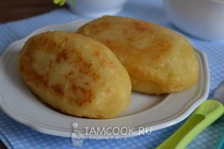 Постные картофельные зразы с капустой