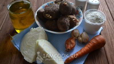 постные картофельные зразы с капустой