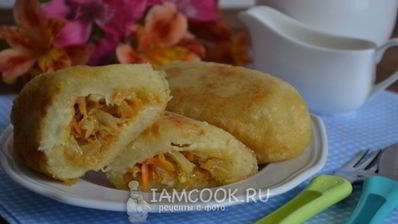 постные картофельные зразы с капустой