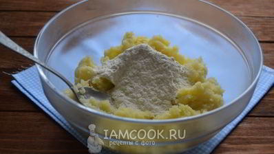 постные картофельные зразы с капустой