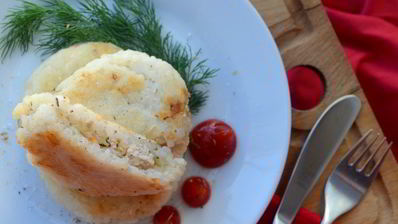 рисовые зразы с мясной начинкой