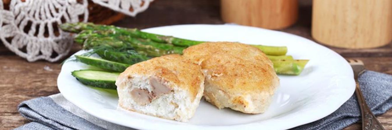 Рыбные зразы с печенью трески