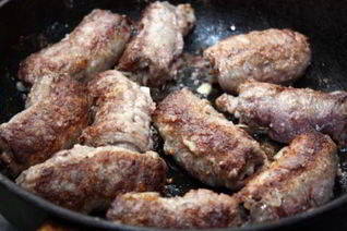 Зразы говяжьи с овощами