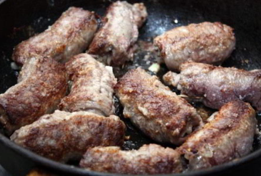 Зразы говяжьи с овощами