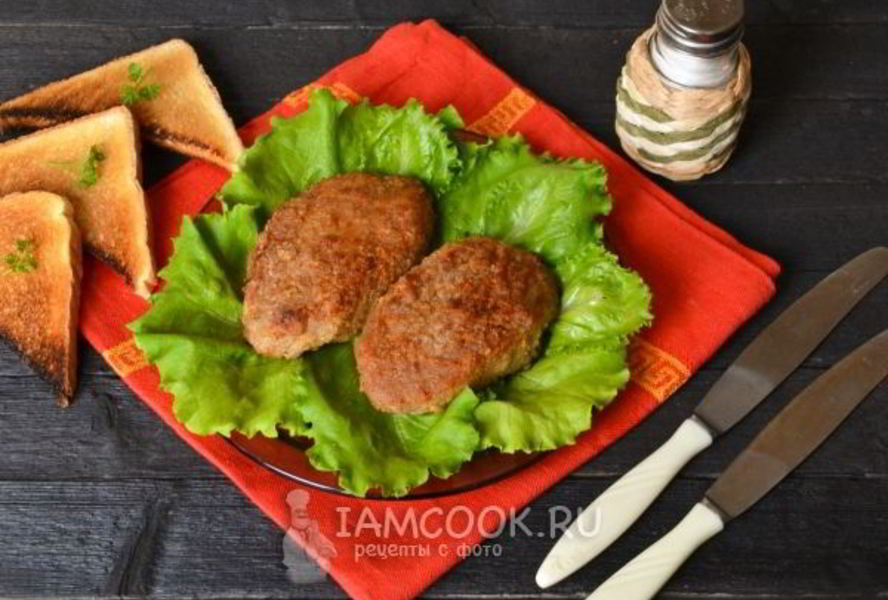 Зразы из индейки