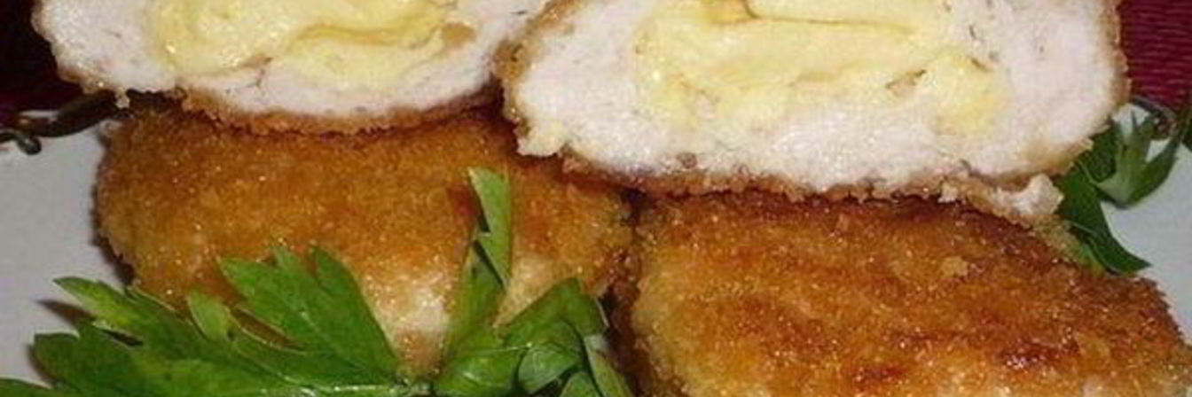 Зразы из куриного филе с сыром