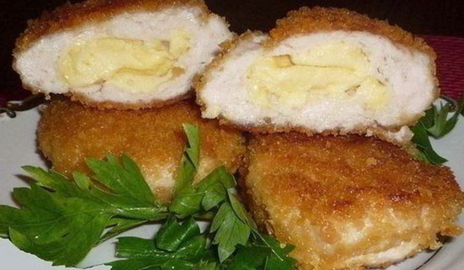 Рецепт зраз из куриного филе с сыром