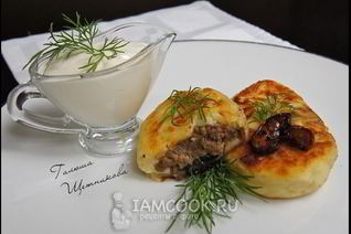 Зразы картофельные с фаршем