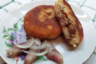 Зразы с куриным фаршем