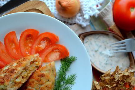 Зразы с макаронами