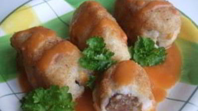 зразы с рисом и фаршем