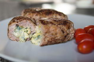 Зразы с сыром и зеленью