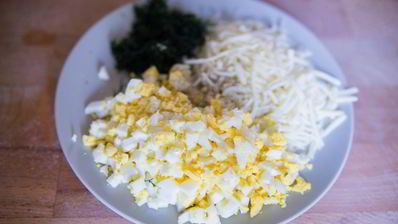 зразы с сыром и зеленью