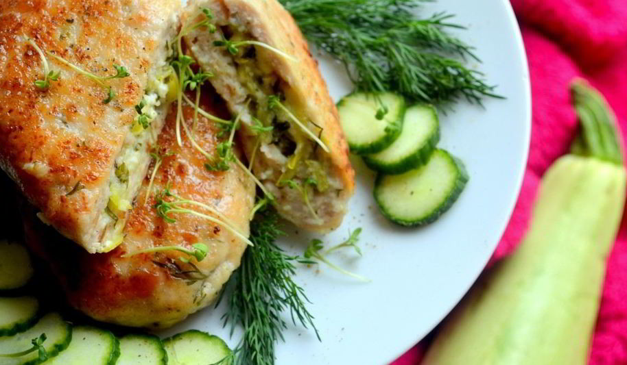 Рецепт зраз с творогом и свежим кабачком