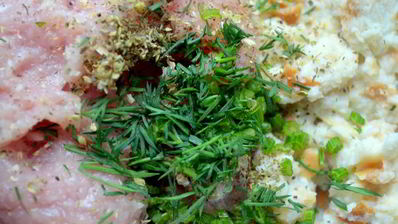 зразы с творогом и свежим кабачком