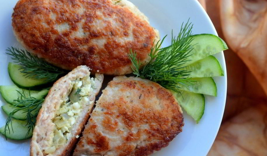 Рецепт зраз с яйцом и зеленью