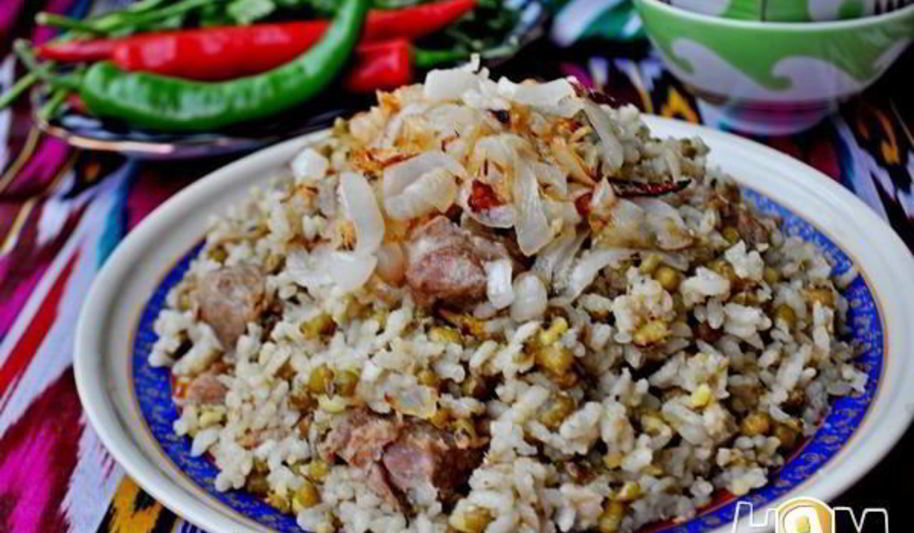 Рецепт ароматной каши с машем, рисом и мясом