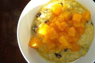 Ароматная тыквенная каша с кокосом