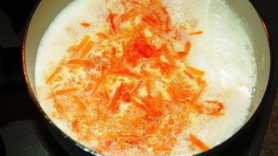 быстрая каша с тыквой и сухофруктами