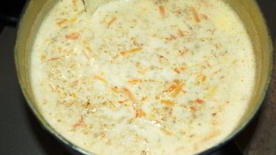 быстрая каша с тыквой и сухофруктами