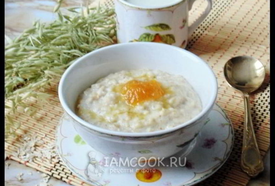 Геркулесовая каша с молоком