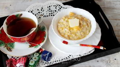 геркулесовая каша с тыквой