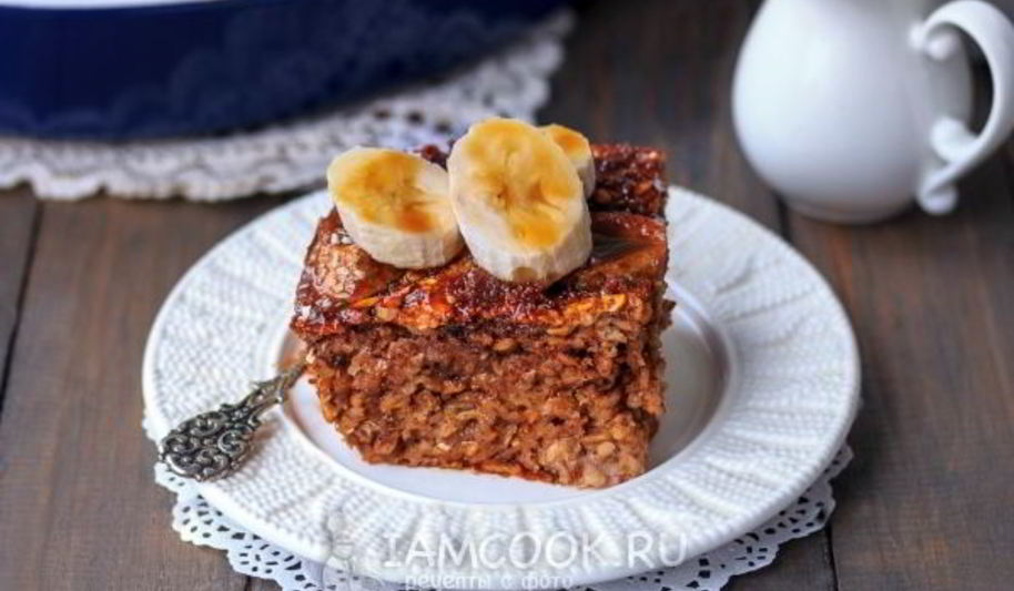 Рецепт геркулесовой каши в духовке