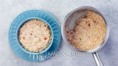 геркулесовая каша яблочный пирог