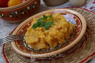 Гороховая каша с луком