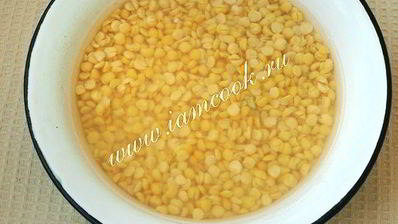 гороховая каша с луком