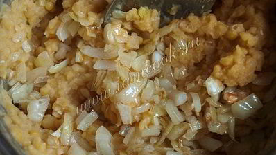 гороховая каша с луком