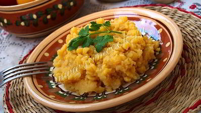 гороховая каша с луком